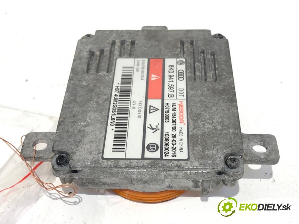 AUDI Q5 (8RB) 2008 - 2017    SQ5 TDI quattro 240 kW [326 KM] olej napędowy 2015 - 2017  Menič XENON 8K0941597B (Riadiaca jednotka xenónu)