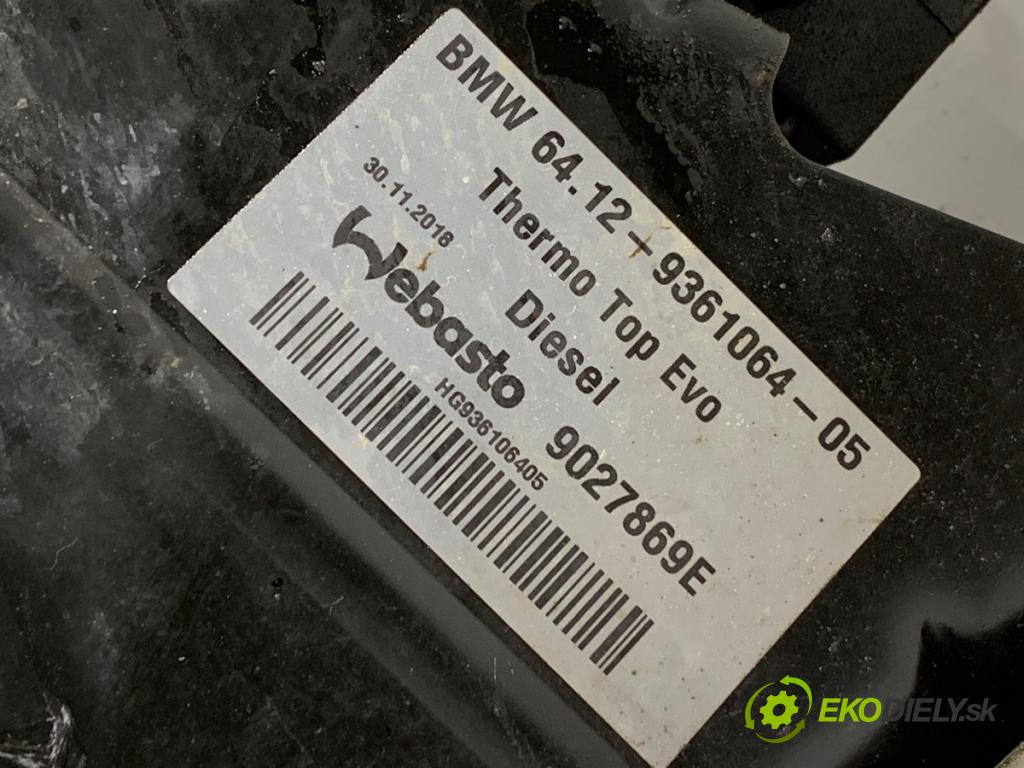 BMW 5 (G30, F90) 2016 - 2022    540 d xDrive 235 kW [320 KM] olej napędowy 2017 - 2020  Webasto 9361064 (Webasto)
