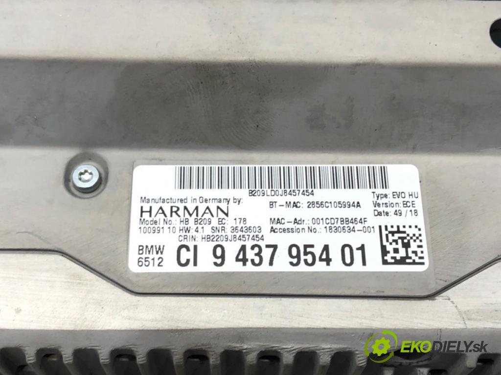 BMW 5 (G30, F90) 2016 - 2022    540 d xDrive 235 kW [320 KM] olej napędowy 2017 - 2020  RADIO Navigácia 9437954 (Audio zariadenie)