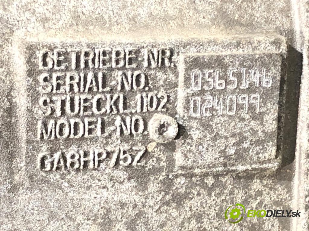 BMW 5 (G30, F90) 2016 - 2022    540 d xDrive 235 kW [320 KM] olej napędowy 2017 - 2020  Prevodovka GA8HP75Z 8HP75Z (Prevodovky)