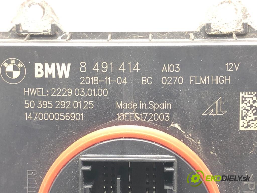 BMW 5 (G30, F90) 2016 - 2022    540 d xDrive 235 kW [320 KM] olej napędowy 2017 - 2020  Menič XENON 8491414 (Riadiace jednotky xenónu)