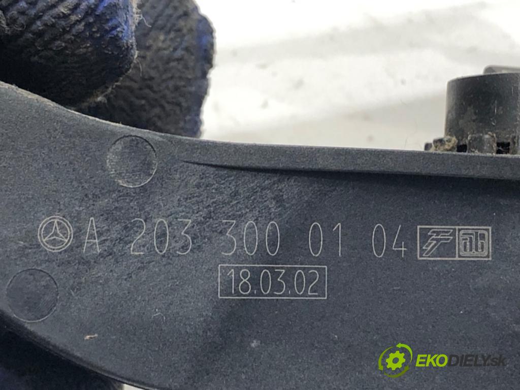 MERCEDES-BENZ KLASA C (W203) 2000 - 2007    C 200 Kompressor (203.042) 120 kW [163 KM] benzyna 2002 - 2007  Potenciometer plynu 2033000104 (Pedál)