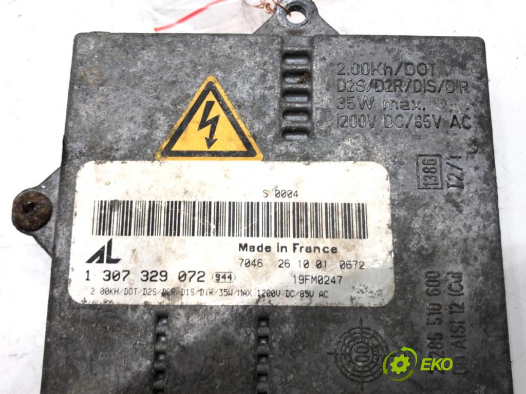 MERCEDES-BENZ KLASA C (W203) 2000 - 2007    C 200 Kompressor (203.042) 120 kW [163 KM] benzyna 2002 - 2007  Menič XENON 1307329072 (Riadiace jednotky xenónu)