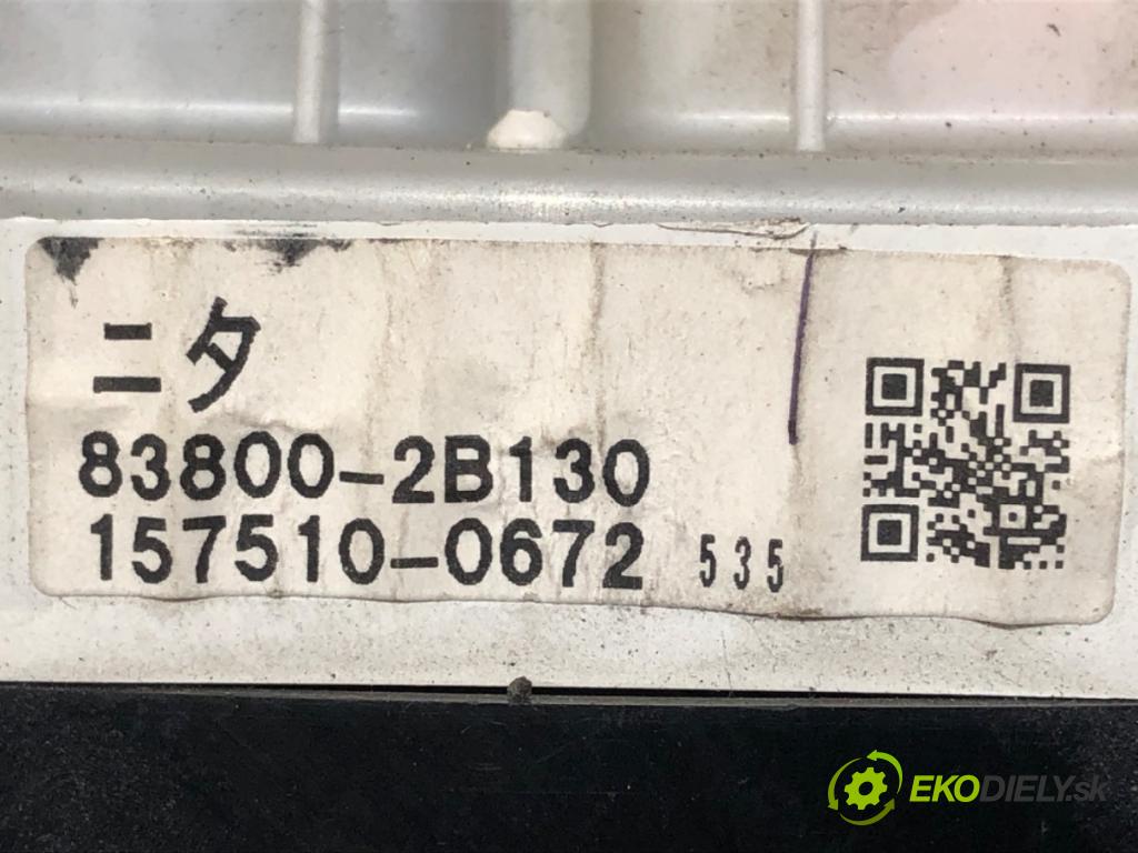 TOYOTA CELICA coupe (_T23_) 1999 - 2006    1.8 16V VT-i (ZZT230_) 105 kW [143 KM] benzyna 1999 - 2005  prístrojovka 83800-2B130 (Přístrojové desky, displeje)
