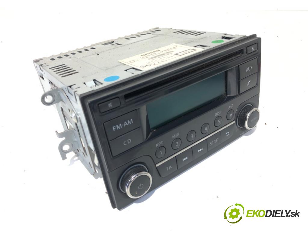 NISSAN QASHQAI / QASHQAI +2 I (J10, NJ10, JJ10E) 2006 - 2014    2.0 dCi 110 kW [150 KM] olej napędowy 2007 - 2013  RADIO 28185BH30A (Audio zariadenie)