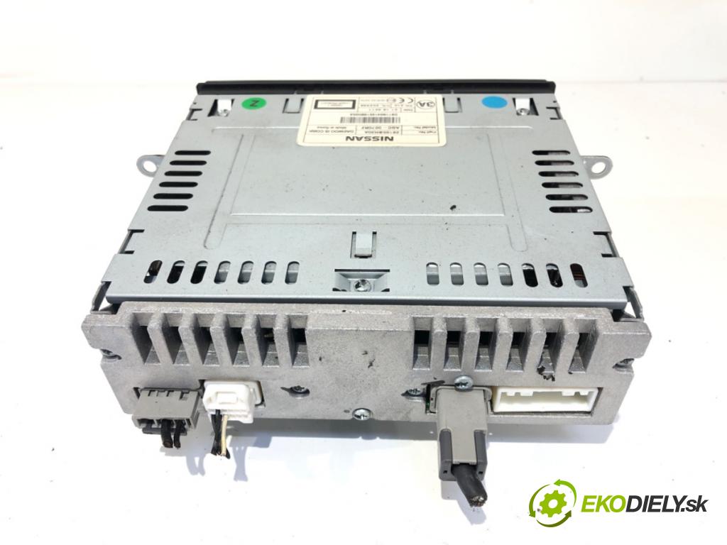 NISSAN QASHQAI / QASHQAI +2 I (J10, NJ10, JJ10E) 2006 - 2014    2.0 dCi 110 kW [150 KM] olej napędowy 2007 - 2013  RADIO 28185BH30A (Audio zariadenie)