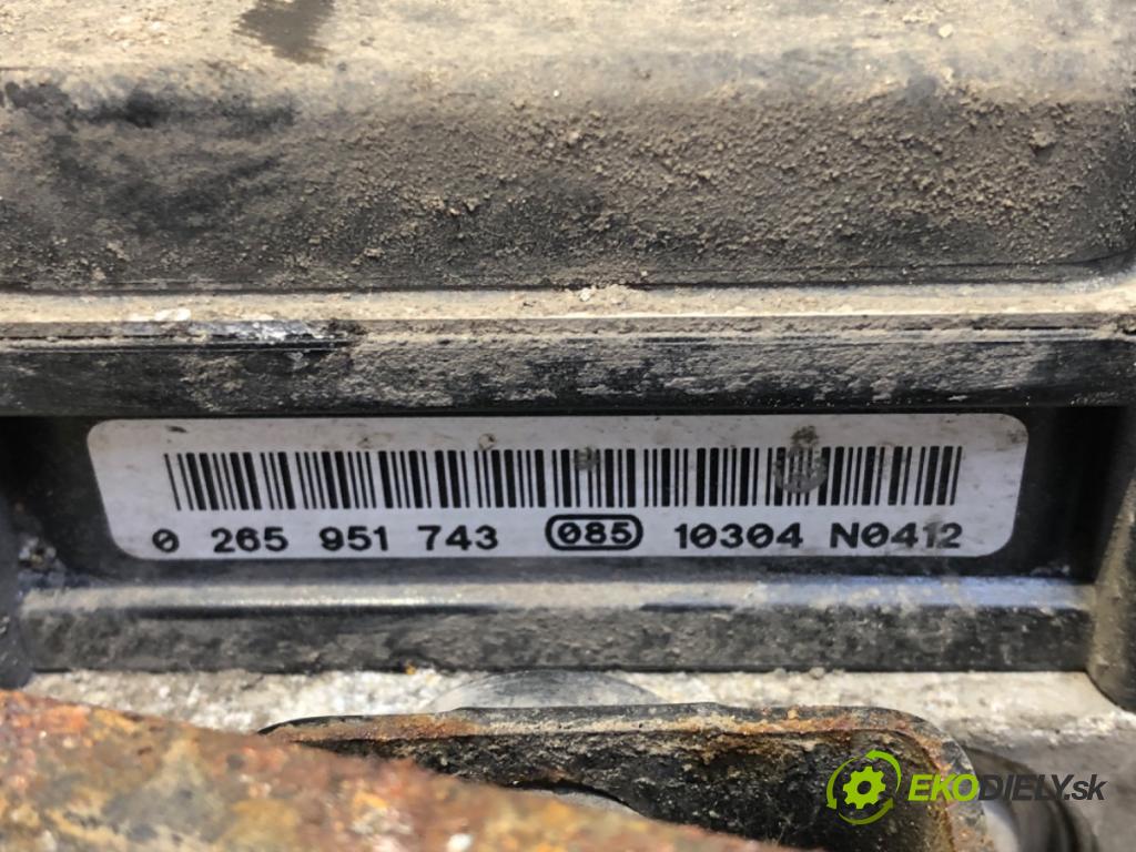 NISSAN QASHQAI / QASHQAI +2 I (J10, NJ10, JJ10E) 2006 - 2014    2.0 dCi 110 kW [150 KM] olej napędowy 2007 - 2013  Pumpa ABS 0265951743 (Pumpa ABS)