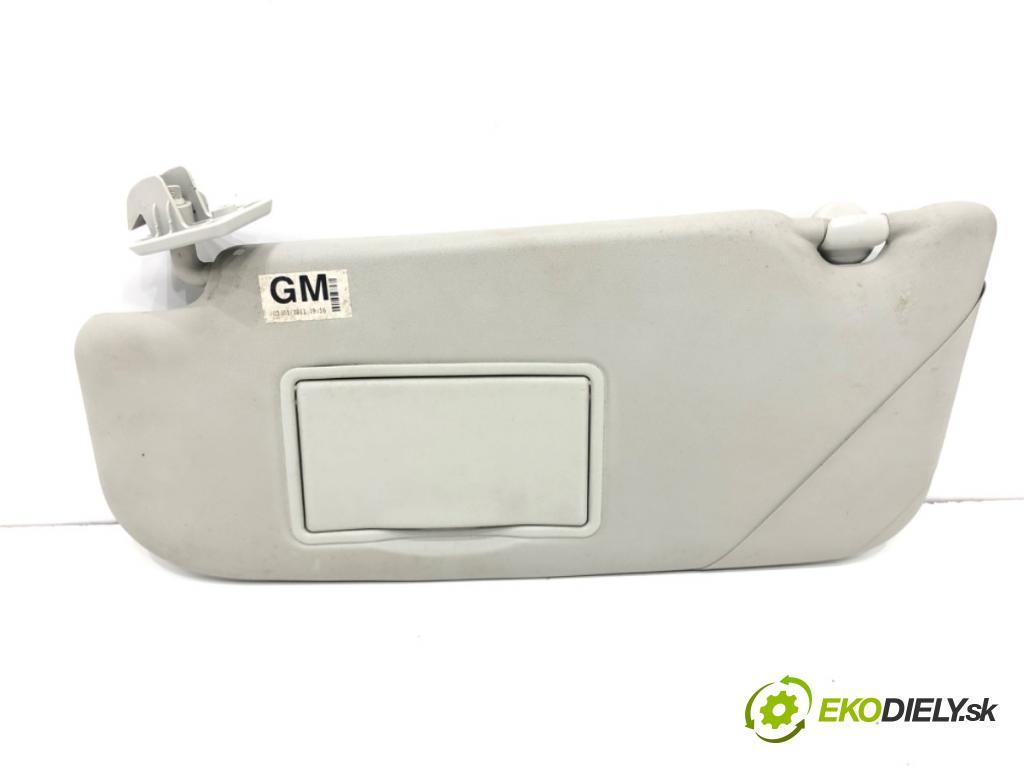 NISSAN QASHQAI / QASHQAI +2 I (J10, NJ10, JJ10E) 2006 - 2014    2.0 dCi 110 kW [150 KM] olej napędowy 2007 - 2013  Clona slnečná ľavy 