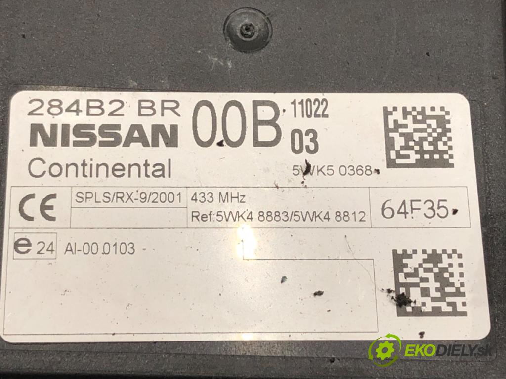 NISSAN QASHQAI / QASHQAI +2 I (J10, NJ10, JJ10E) 2006 - 2014    2.0 dCi 110 kW [150 KM] olej napędowy 2007 - 2013  Modul komfortu 284B2BR00B (Modul komfortu)