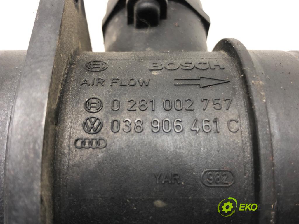 VW GOLF IV Variant (1J5) 1999 - 2006    1.9 TDI 66 kW [90 KM] olej napędowy 1999 - 2006  Váha vzduchu 038906461C 0281002757 (Váhy vzduchu)