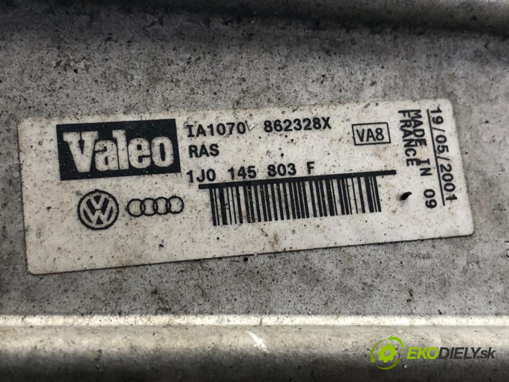 VW GOLF IV Variant (1J5) 1999 - 2006    1.9 TDI 66 kW [90 KM] olej napędowy 1999 - 2006  intercooler 1J0145803F (Chladiče nasávaného vzduchu (intercoolery))