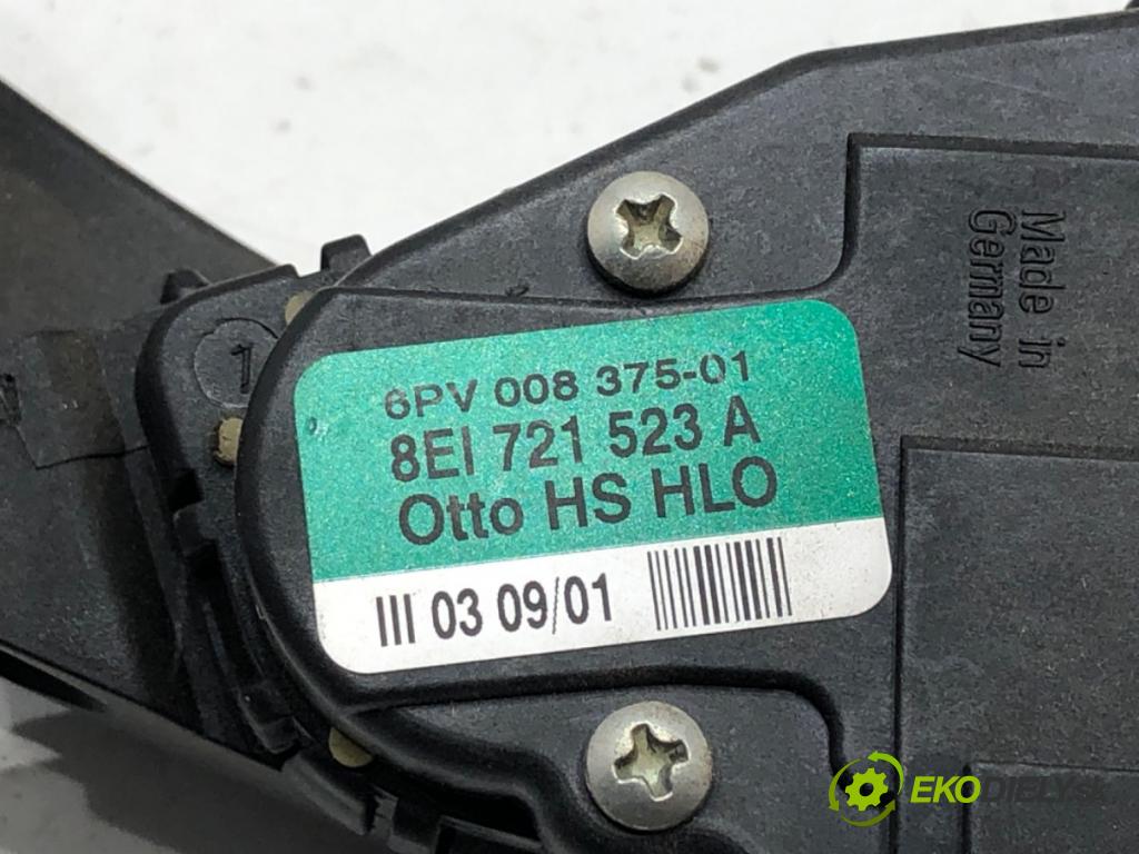 AUDI A4 B6 (8E2) 2000 - 2005    2.0 96 kW [130 KM] benzyna 2000 - 2004  Potenciometer plynu 8E1721523A (Pedále)