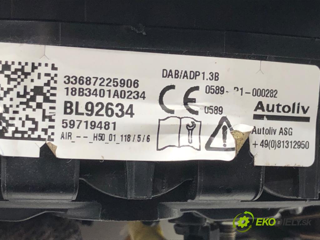 BMW 5 (G30, F90) 2016 - 2022    540 d xDrive 235 kW [320 KM] olej napędowy 2017 - 2020  AirBag volantu 6270488 (Airbag)