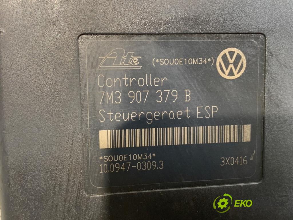VW SHARAN (7M8, 7M9, 7M6) 1995 - 2010    1.9 TDI 85 kW [115 KM] olej napędowy 2000 - 2010  Pumpa ABS 7M3907379B (Pumpa ABS)