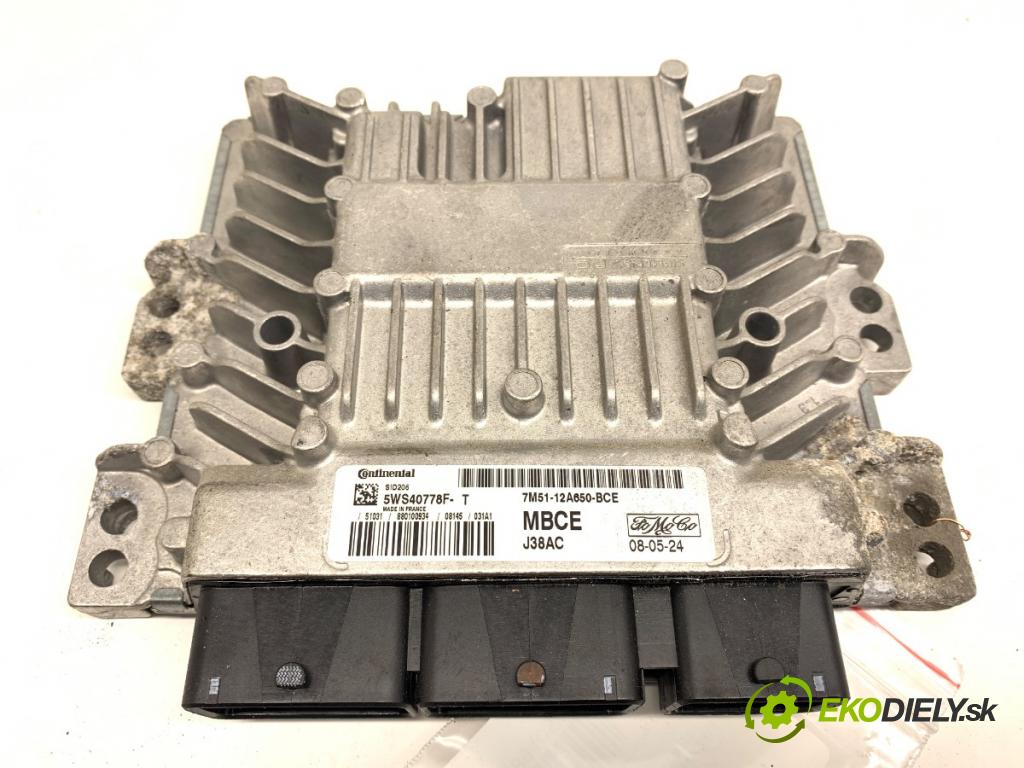 FORD FOCUS II (DA_, HCP, DP) 2004 - 2013    1.8 TDCi 85 kW [115 KM] olej napędowy 2005 - 2012  riadiaca jednotka Motor 7M51-12A650-BCE (Riadiace jednotky)