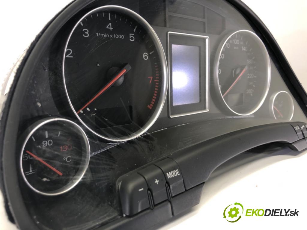 AUDI A4 B6 (8E2) 2000 - 2005    2.0 96 kW [130 KM] benzyna 2000 - 2004  Prístrojovka 8E0920900F (Prístrojové dosky, displeje)