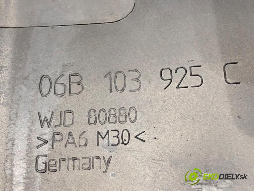 AUDI A4 B6 (8E2) 2000 - 2005    2.0 96 kW [130 KM] benzyna 2000 - 2004  Kryt Motor 06B103925C (Kryty motora)
