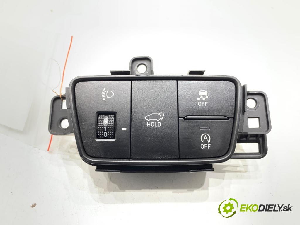 HYUNDAI TUCSON (NX4E, NX4A) 2020 - 2022    1.6 T-GDi 110 kW [150 KM] benzyna 2021 - 2022  Prepínač nastavenia svetiel 93750N7020NNB (Prepínač/spínač/tlačidlo a ovládač kúrenia)