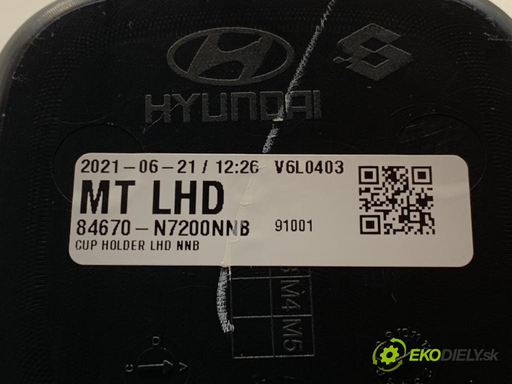 HYUNDAI TUCSON (NX4E, NX4A) 2020 - 2022    1.6 T-GDi 110 kW [150 KM] benzyna 2021 - 2022  Držiak na nápoje 84670-N7200NNB (Úchyt, držiak na nápoje)
