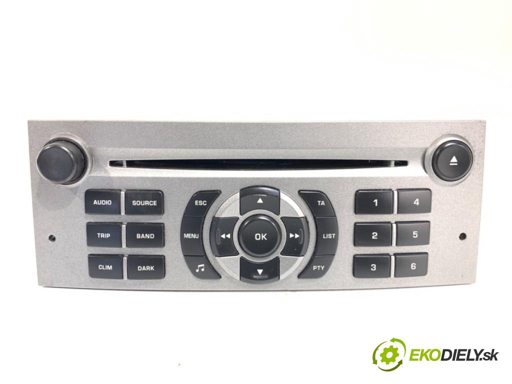 PEUGEOT 407 SW (6E_) 2004 - 2011    2.0 100 kW [136 KM] benzyna 2004 - 2005  RADIO  (Audio zariadenie)