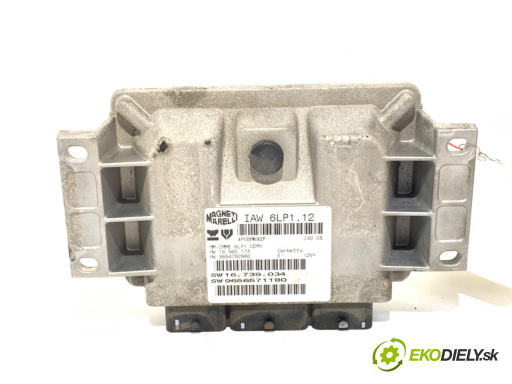PEUGEOT 407 SW (6E_) 2004 - 2011    2.0 100 kW [136 KM] benzyna 2004 - 2005  riadiaca jednotka Motor IAW6LP1.12 9656571180 (Riadiaca jednotka)