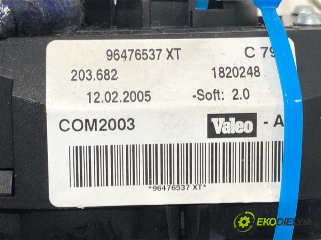 PEUGEOT 407 SW (6E_) 2004 - 2011    2.0 100 kW [136 KM] benzyna 2004 - 2005  Prepínač kombinovaný 96476537XT (Prepínač/spínač/tlačidlo a ovládač kúrenia)