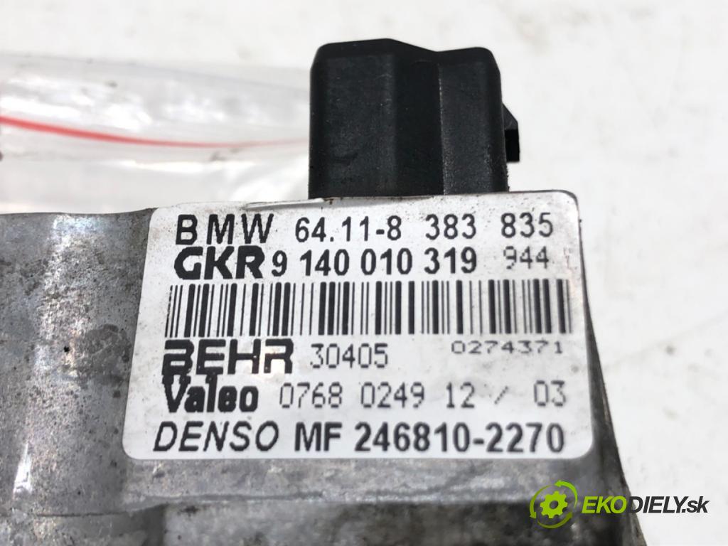 BMW 3 (E46) 1997 - 2005    318 i 87 kW [118 KM] benzyna 1997 - 2001  odpor rezistor topení vzduchu 8383835 (Odpory topení)