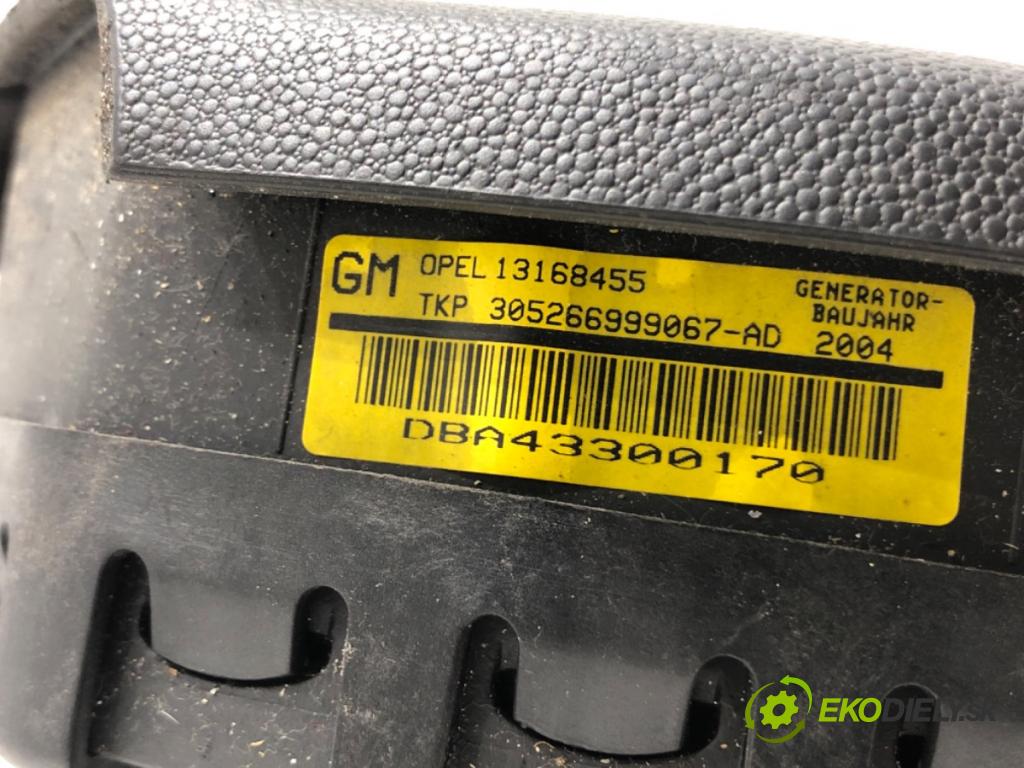 OPEL ASTRA H (A04) 2004 - 2014    1.4 (L48) 66 kW [90 KM] benzyna 2004 - 2010  AirBag volantu 13168455 (Airbagy)