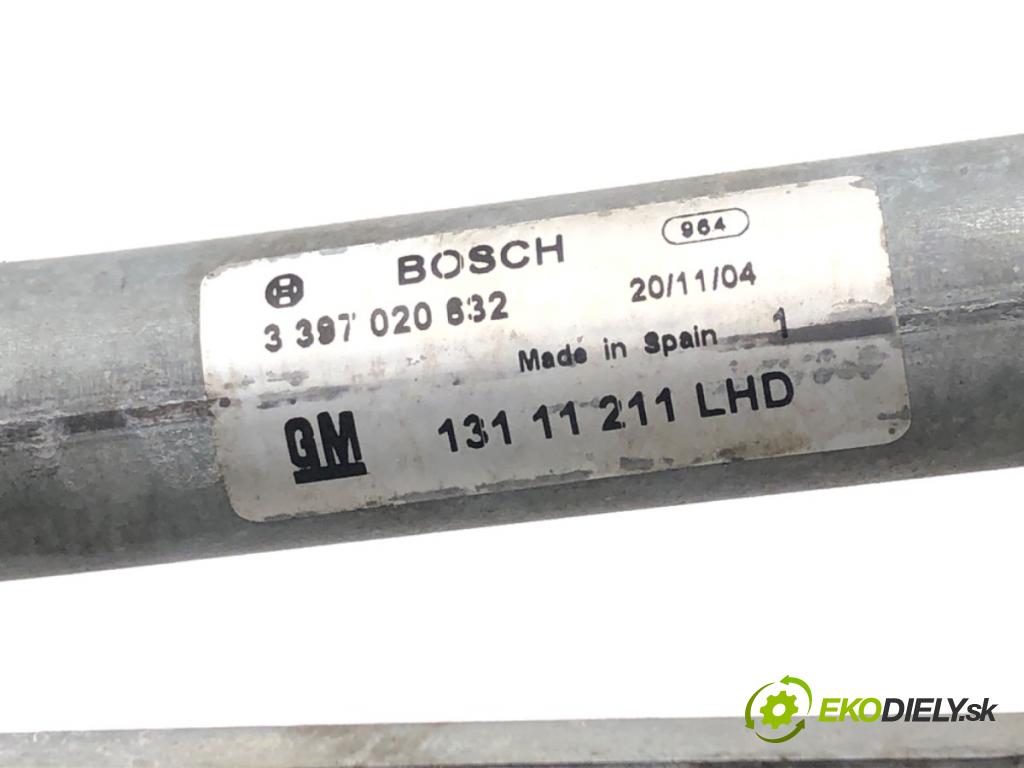 OPEL ASTRA H (A04) 2004 - 2014    1.4 (L48) 66 kW [90 KM] benzyna 2004 - 2010  Mechanizmus stieračov predný 13111211 (Motorčeky stieračov predné)