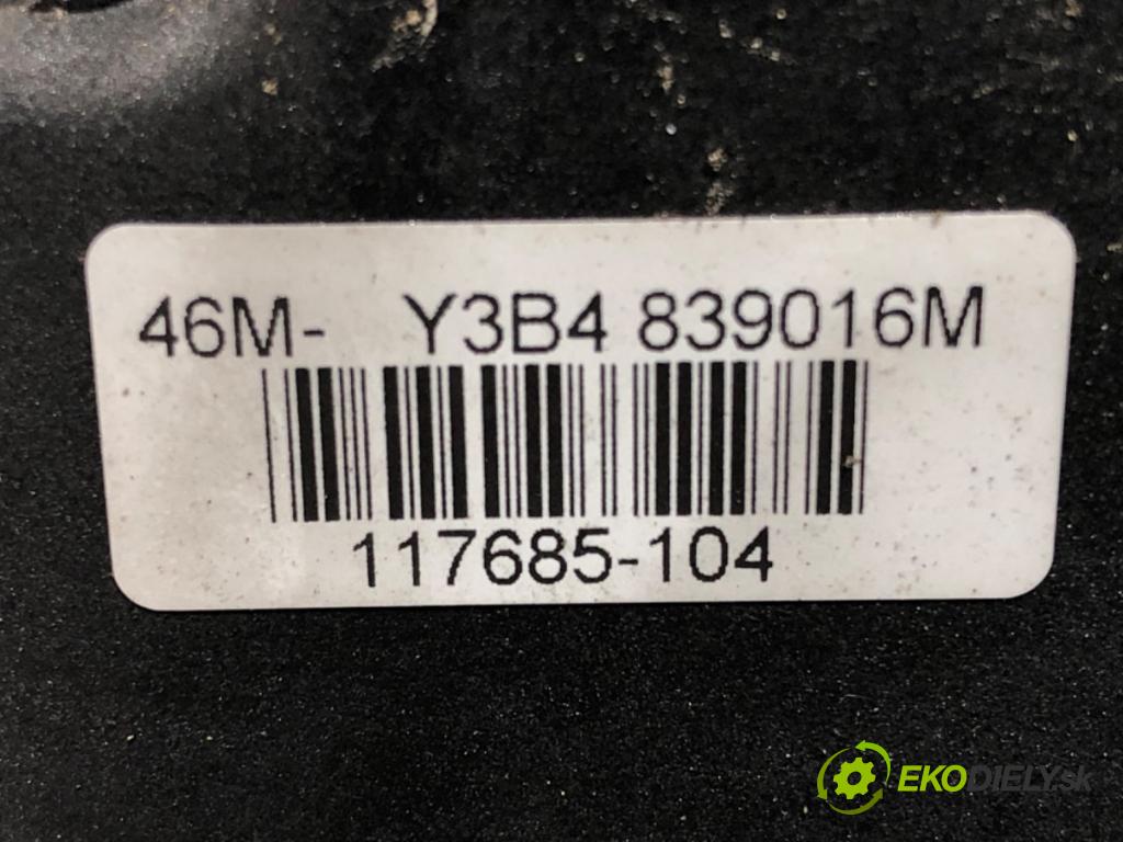 VW PASSAT B5.5 (3B3) 2000 - 2005    1.9 TDI 74 kW [101 KM] olej napędowy 2000 - 2005  zámok dveře pravý zadní část 3B4839016M