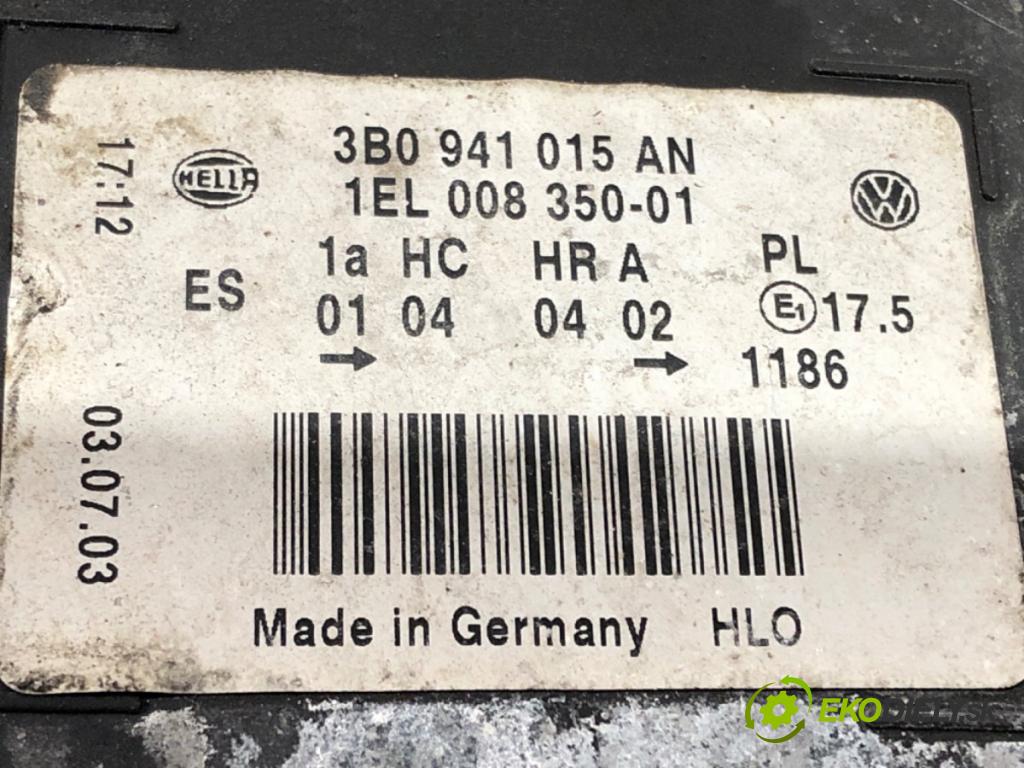 VW PASSAT B5.5 (3B3) 2000 - 2005    1.9 TDI 74 kW [101 KM] olej napędowy 2000 - 2005  světlomet levý přední část 3B0941015AN