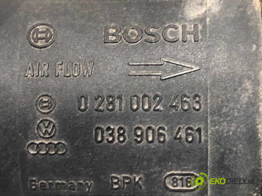 VW PASSAT B5.5 (3B3) 2000 - 2005    1.9 TDI 74 kW [101 KM] olej napędowy 2000 - 2005  Váha vzduchu 0281002463 038906461 (Váhy vzduchu)