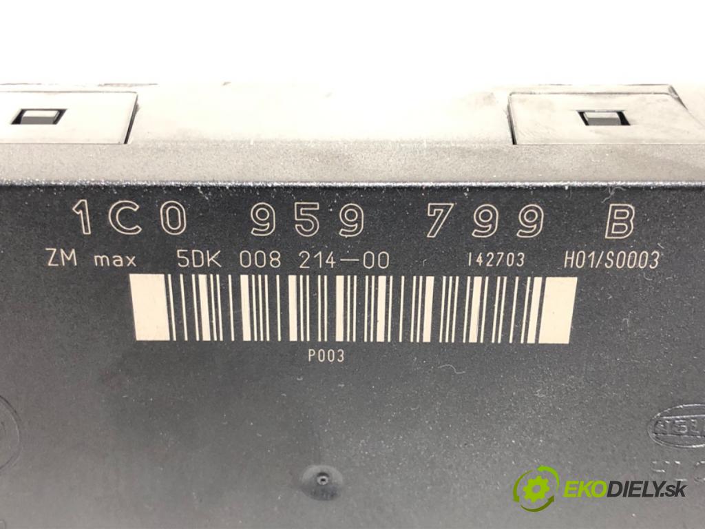 VW PASSAT B5.5 (3B3) 2000 - 2005    1.9 TDI 74 kW [101 KM] olej napędowy 2000 - 2005  Modul komfortu 1C0959799B (Moduly komfortu)