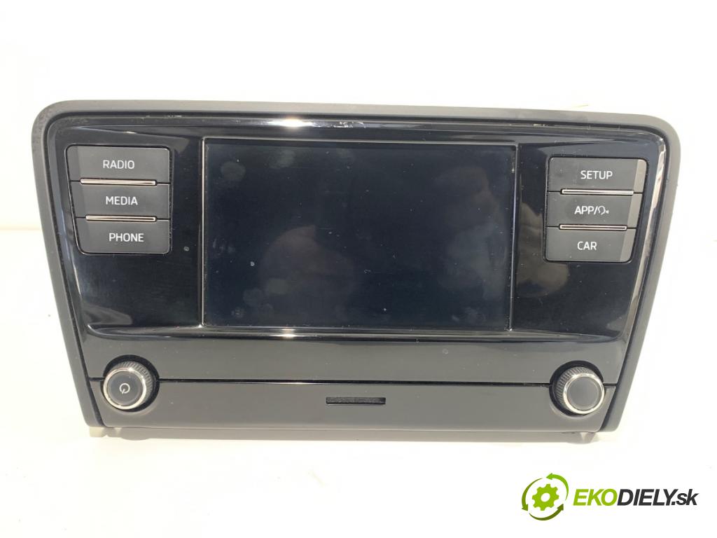 SKODA OCTAVIA III (5E3, NL3, NR3) 2012 - 2022    1.6 TDI 66 kW [90 KM] olej napędowy 2012 - 2022  RADIO 5E0035871D (Audio zariadenie)