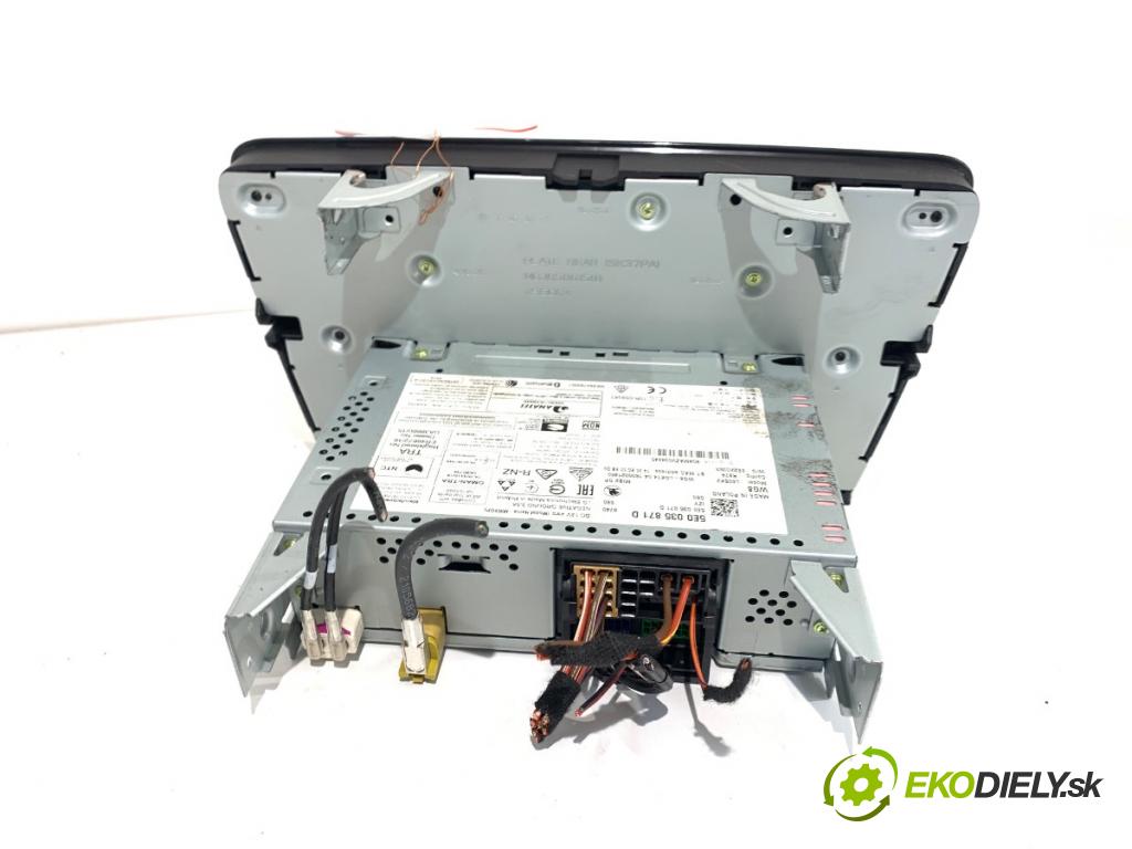 SKODA OCTAVIA III (5E3, NL3, NR3) 2012 - 2022    1.6 TDI 66 kW [90 KM] olej napędowy 2012 - 2022  RADIO 5E0035871D (Audio zariadenie)