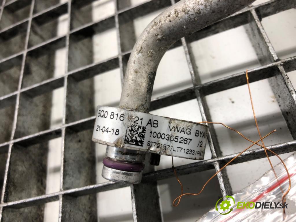 SKODA OCTAVIA III (5E3, NL3, NR3) 2012 - 2022    1.6 TDI 66 kW [90 KM] olej napędowy 2012 - 2022  rúrka klimatizácie 5Q0816721AB (Rúrka klimatizácie)