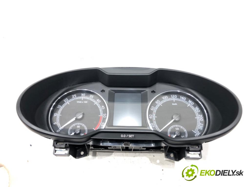 SKODA OCTAVIA III (5E3, NL3, NR3) 2012 - 2022    1.6 TDI 66 kW [90 KM] olej napędowy 2012 - 2022  Prístrojovka 5E0920781E (Prístrojová doska, displej)