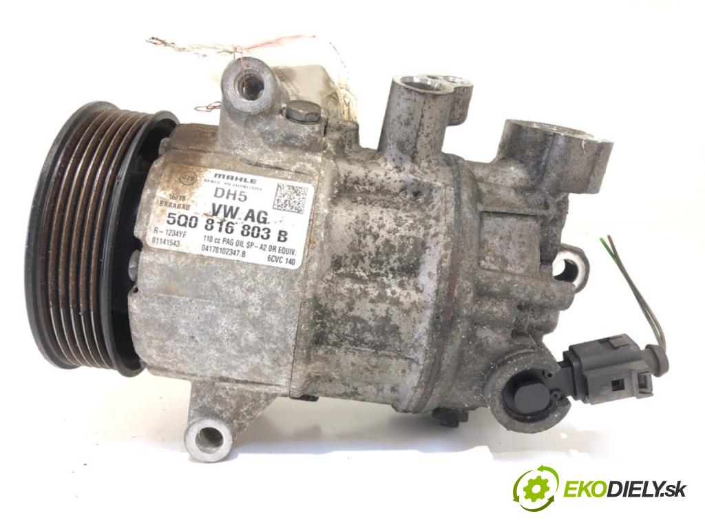 SKODA OCTAVIA III (5E3, NL3, NR3) 2012 - 2022    1.6 TDI 66 kW [90 KM] olej napędowy 2012 - 2022  Kompresor klimatizácie 5Q0816803B (Kompresor klimatizácie)