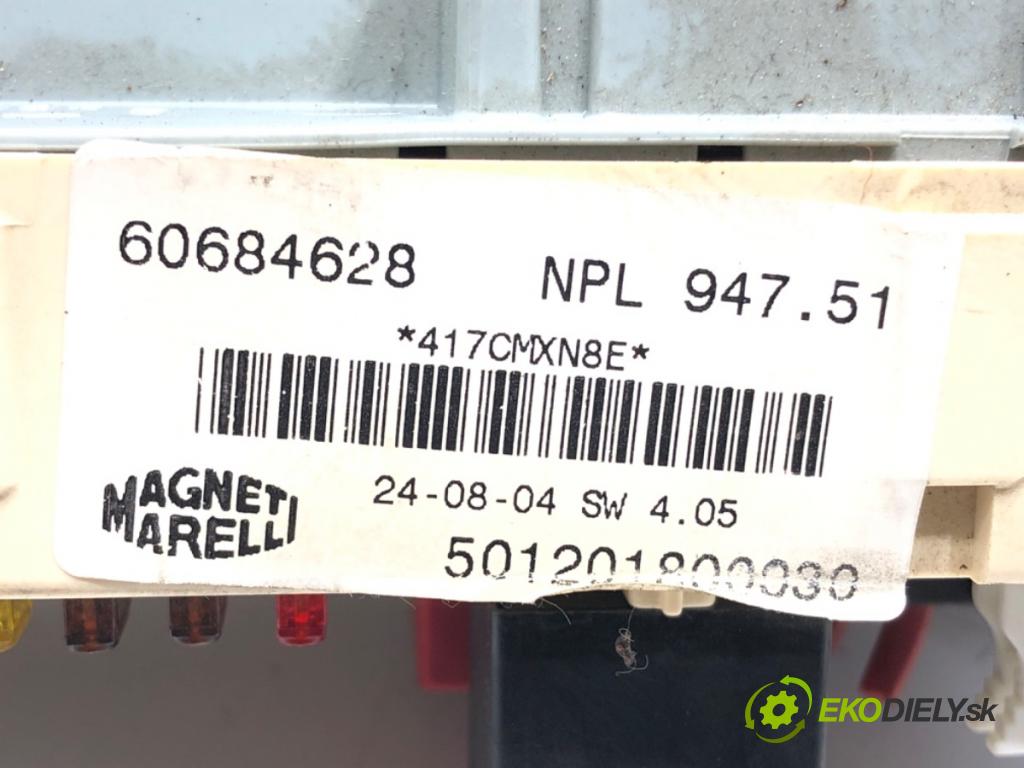 ALFA ROMEO GT (937_) 2003 - 2010    2.0 JTS (937CXH1A, 937CXH11) 121 kW [165 KM] benzyna 2003 - 2010  modul BSI 60684628 (Pojistkové skříňky)