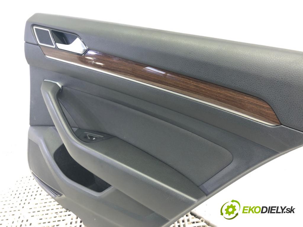 VW PASSAT B8 sedan 2016 132 kW 1.8 TSI 1798 čalúnenie Dvere pravy zad