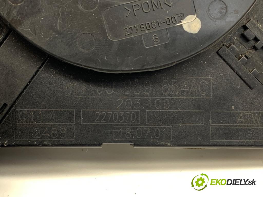 VW SHARAN (7M8, 7M9, 7M6) 1995 - 2010    1.8 T 20V 110 kW [150 KM] benzyna 1997 - 2010  Krúžok, slimák airbag 1J0959654AC (Airbagy)