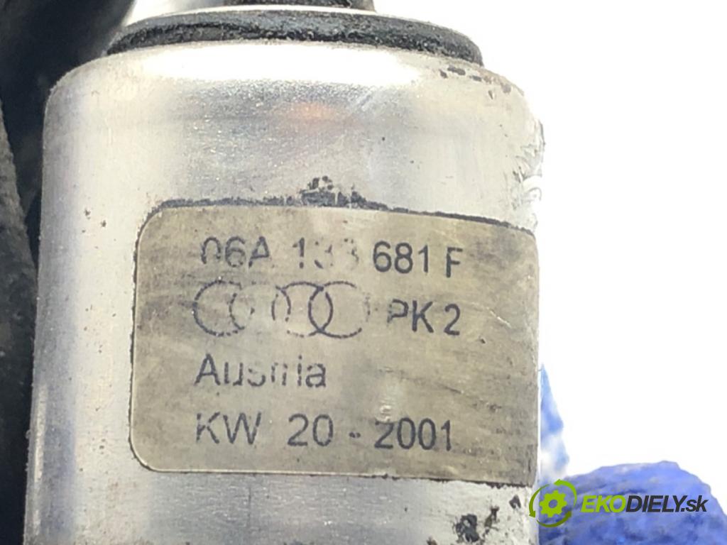 VW SHARAN (7M8, 7M9, 7M6) 1995 - 2010    1.8 T 20V 110 kW [150 KM] benzyna 1997 - 2010  Lišta vstrekovacia 06A133681F (Vstrekovacie lišty)