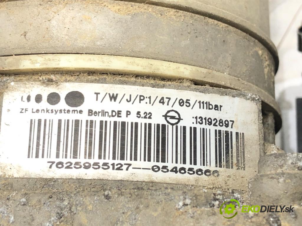 OPEL ZAFIRA B Nadwozie pełne/minivan (A05) 2005 - 2015    1.9 CDTI VAN (M75) 88 kW [120 KM] olej napędowy 2005 - 2015  Pumpa servočerpadlo 13192897 (Servočerpadlá, pumpy riadenia)