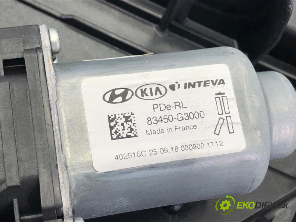 HYUNDAI i30 (PDE, PD, PDEN) 2016 - 2022    1.4 MPI 74 kW [100 KM] benzyna 2016 - 2022  mechanismus okna levý zadní část 83450-G3000