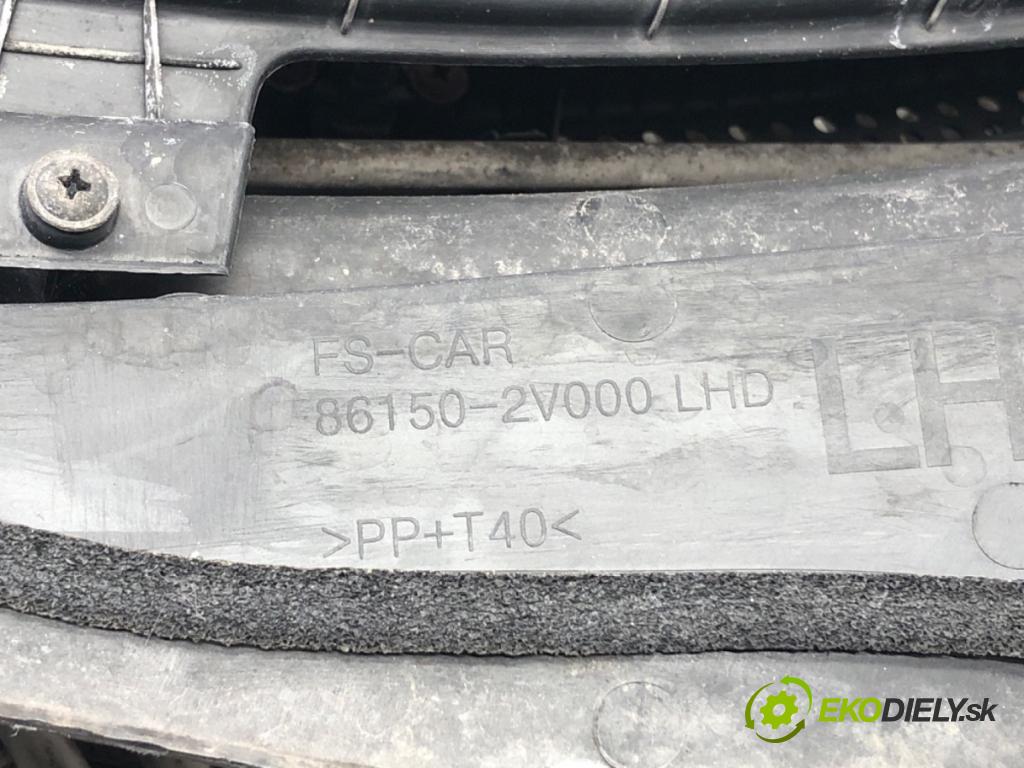 HYUNDAI VELOSTER (FS) 2011 - 2017    1.6 GDI 103 kW [140 KM] benzyna 2011 - 2017  Torpédo, plast pod čelné okno 86150-2V000 (Torpéda)