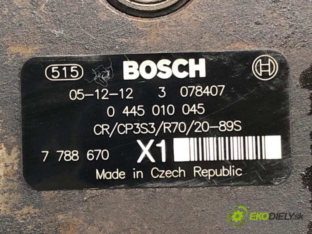 BMW 1 (E87) 2003 - 2013    118 d 90 kW [122 KM] olej napędowy 2004 - 2007  Pumpa vstrekovacia 0445010045 (Vstrekovacie čerpadlo)