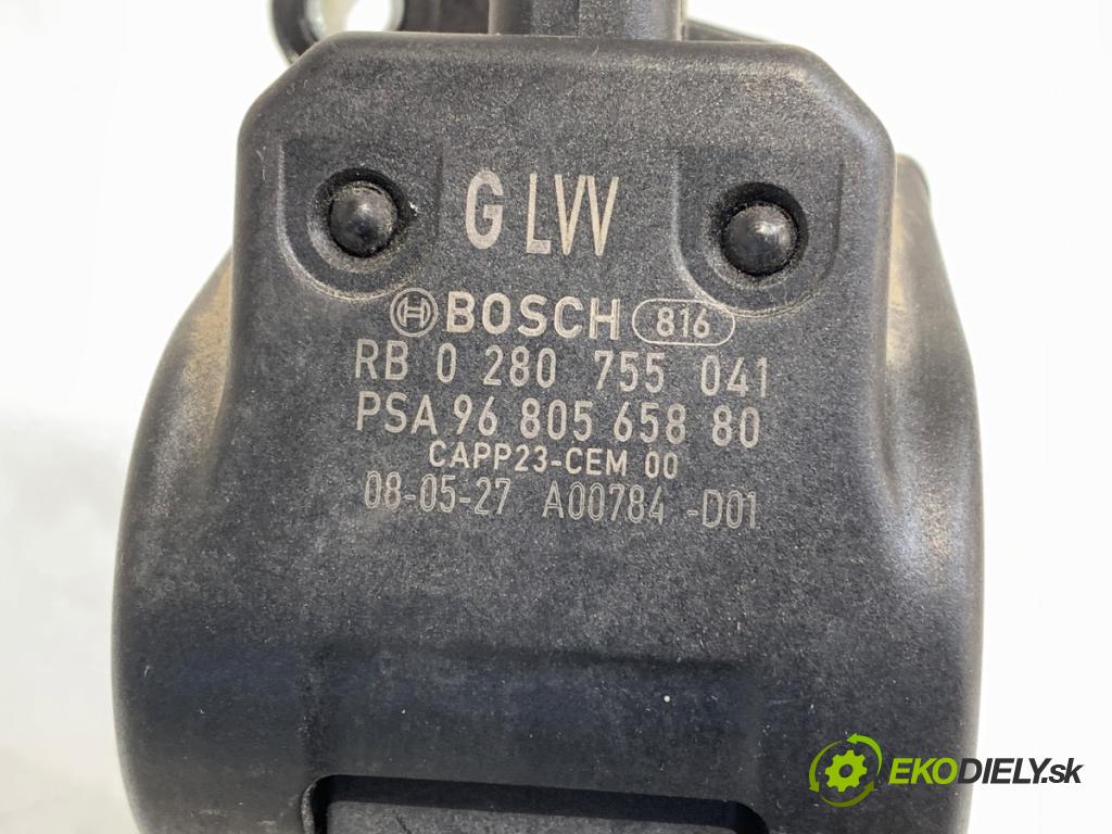 CITROEN C4 coupe (LA_) 2004 - 2013    1.6 HDi 66 kW [90 KM] olej napędowy 2004 - 2011  Potenciometer plynu 9680565880 (Pedál)