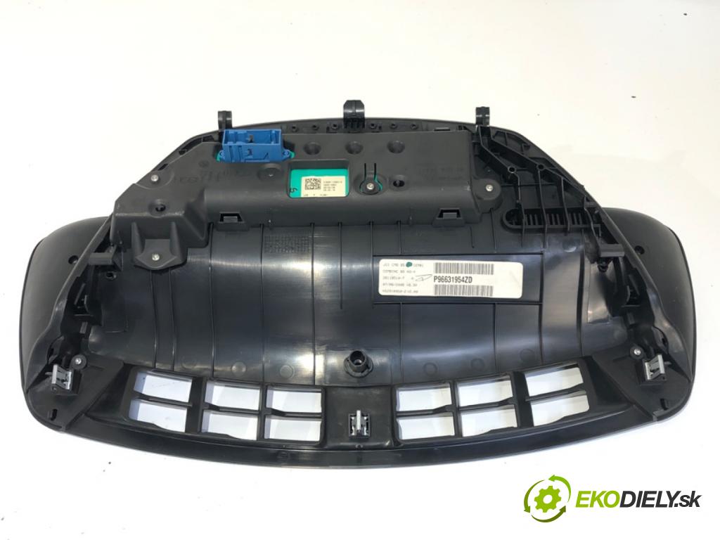 CITROEN C4 coupe (LA_) 2004 - 2013    1.6 HDi 66 kW [90 KM] olej napędowy 2004 - 2011  Prístrojovka P96631954ZD (Prístrojová doska, displej)