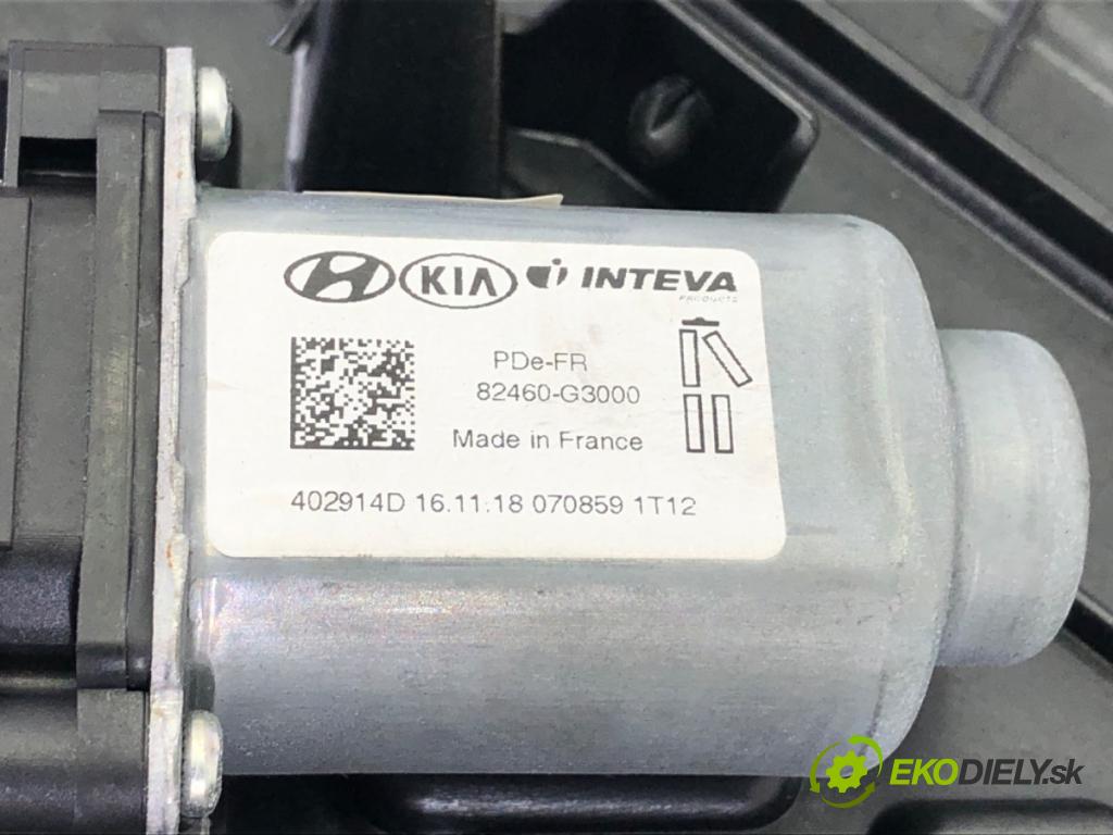 HYUNDAI i30 (PDE, PD, PDEN) 2016 - 2022    1.4 MPI 74 kW [100 KM] benzyna 2016 - 2022  mechanismus okna pravý přední část 82460-G3000