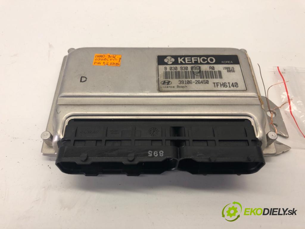 HYUNDAI GETZ (TB) 2001 - 2011    1.4 i 71 kW [97 KM] benzyna 2005 - 2010  riadiaca jednotka Motor 39106-26450 (Riadiace jednotky)